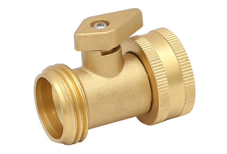 Laiton shut-off valve with copper handle made in China