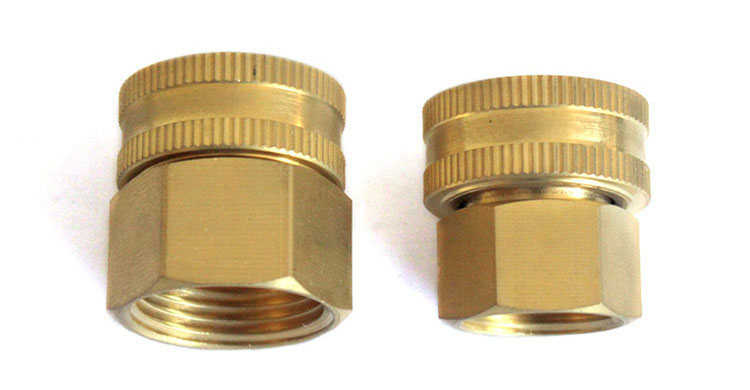 Dual Female Laiton Swivel Hose Connector